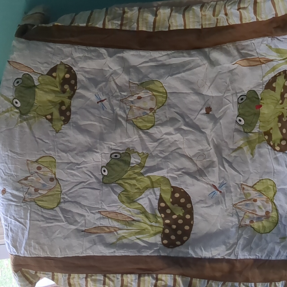 Cute frog blanket